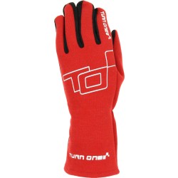 Rękawiczki rajdowe TURN ONE BASIC Nomex czerwone