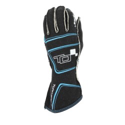 Rękawiczki TURN ONE PRO FIA czarne/niebieskie