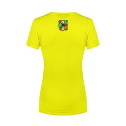 Koszulka damska VALENTINO ROSSI Stripes - żółta - rozmiar M