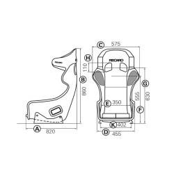 Fotel rajdowy / wyścigowy Recaro PRO RACER SPG FIA