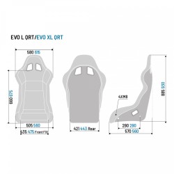 Fotel kubełkowy sportowy Sparco EVO XL QRT FIA
