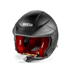 Kask otwarty Sparco FLUX RJ-I HANS FIA czarny mat